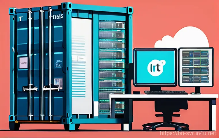 Docker를 활용한 서버 컨테이너화 - **Prompt 1: The Container Solves "It Works on My Machine"**
    "A clean, futuristic tech workspace ...