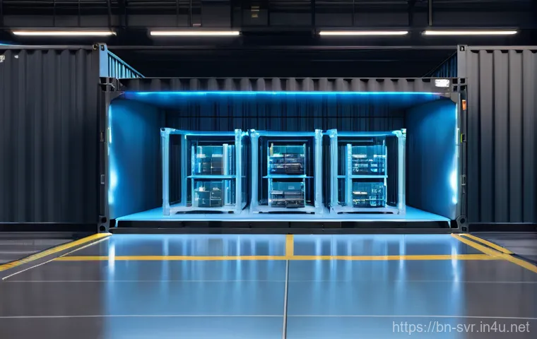 Docker를 활용한 서버 컨테이너화 - **Prompt 1: The Container Solves "It Works on My Machine"**
    "A clean, futuristic tech workspace ...
